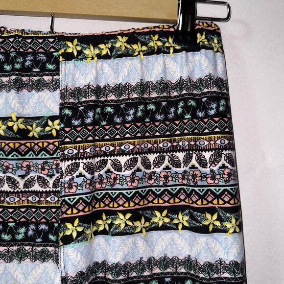 Always Women's Floral Print Leggings One Size Multicolor - Picture 3 of 5
